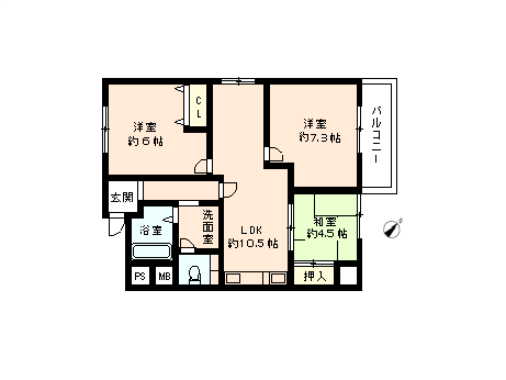 コープ甲子園　間取り