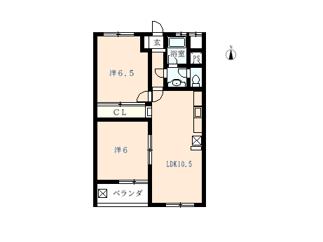 夙川第３コーポラス　間取り